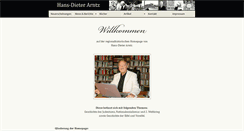 Desktop Screenshot of hans-dieter-arntz.de